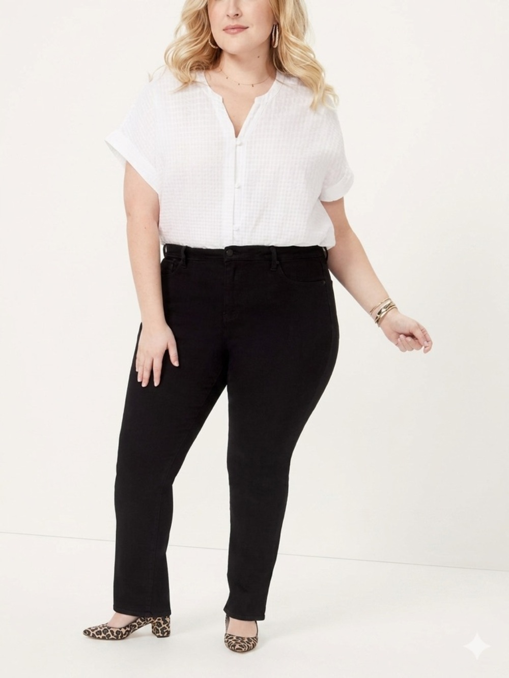 NYDJ Women’s Plus Size Barbara Bootcut Jeans